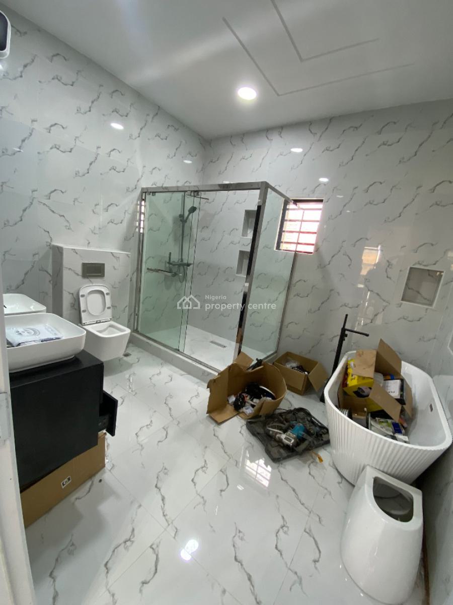 Newly Built 4bedroom Duplex Comes with Swimming Pool and Bq, Gated Estate on Shop Rite Road, Sangotedo, Ajah, Lagos, Detached Duplex for Rent