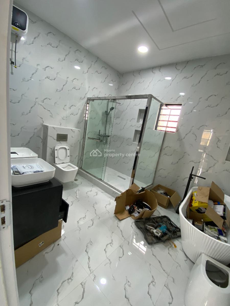 Newly Built 4bedroom Duplex Comes with Swimming Pool and Bq, Gated Estate on Shop Rite Road, Sangotedo, Ajah, Lagos, Detached Duplex for Sale