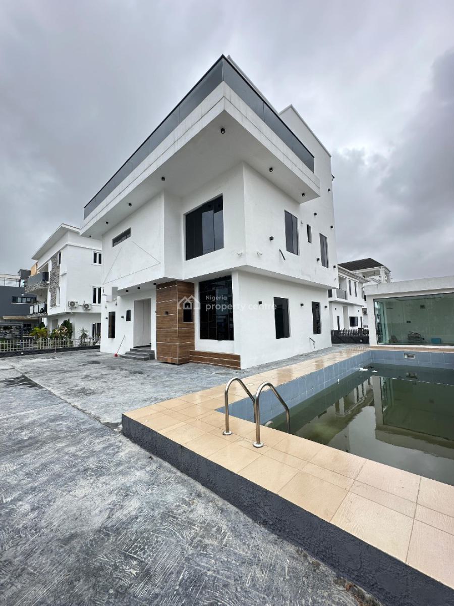 Breathtaking 5 Bedroom Detached Duplex with Bq, and in a Secure Estate, Osapa, Lekki, Lagos, Detached Duplex for Sale