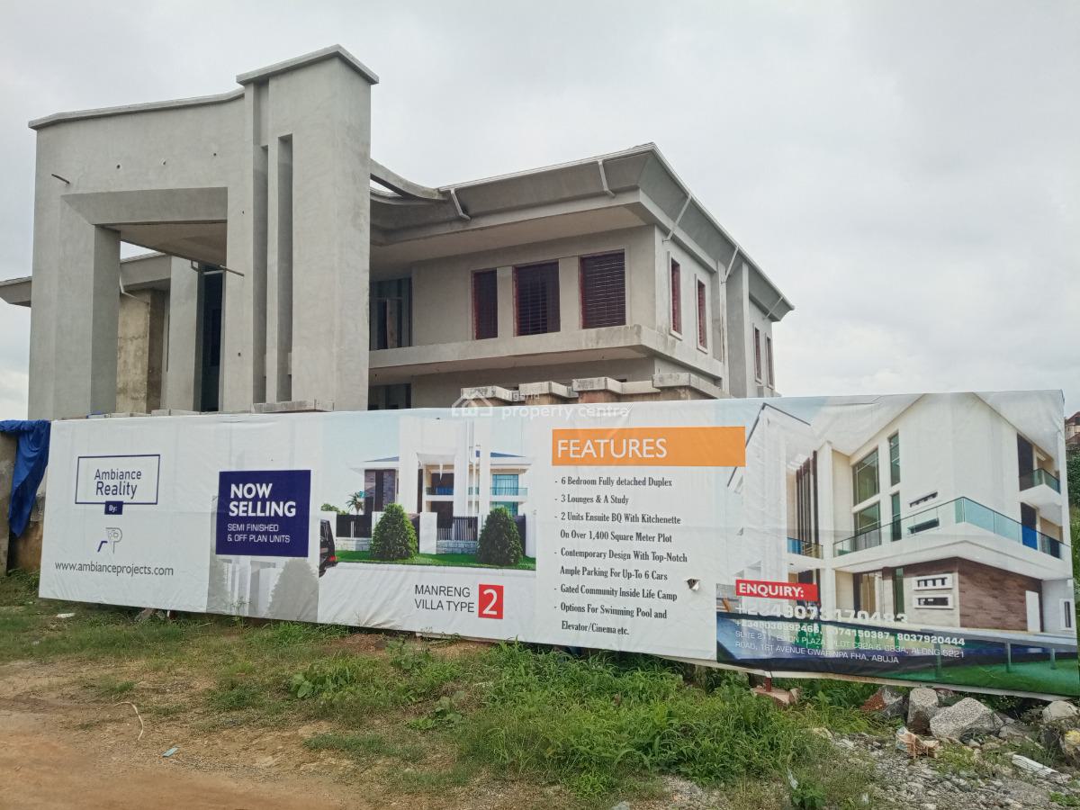 (9) Bedroom Fully Detached Duplex 4 Units & Bq, Manreng Estate, Kafe, Abuja, Detached Duplex for Sale