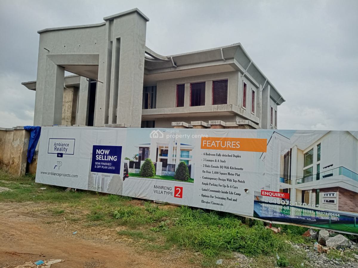 (9) Bedroom Fully Detached Duplex 4 Units & Bq, Manreng Estate, Kafe, Abuja, Detached Duplex for Sale