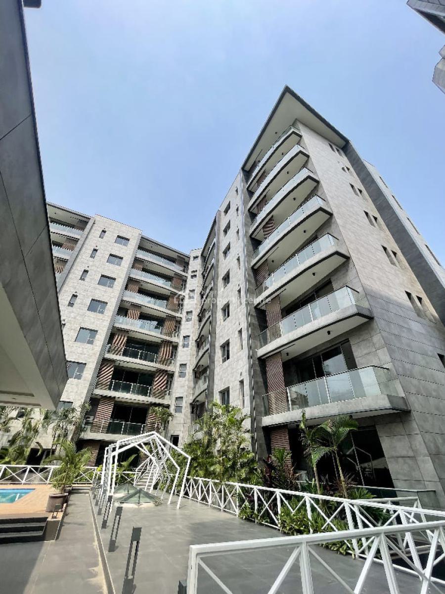 Exotic 3 Bedrooms Apartment with Pool in a Secured Estate, Cooper Road, Banana Island, Ikoyi, Lagos, Flat / Apartment for Sale