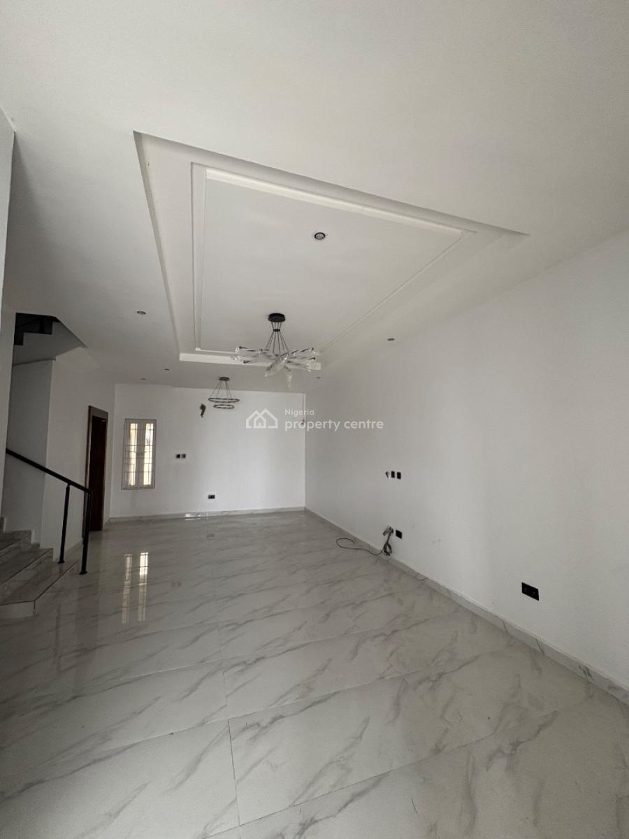 Well Spacious 4 Bedroom Duplex + Bq & Communal Pool, Lagos Business School Axis, Sangotedo, Ajah, Lagos, Terraced Duplex for Sale