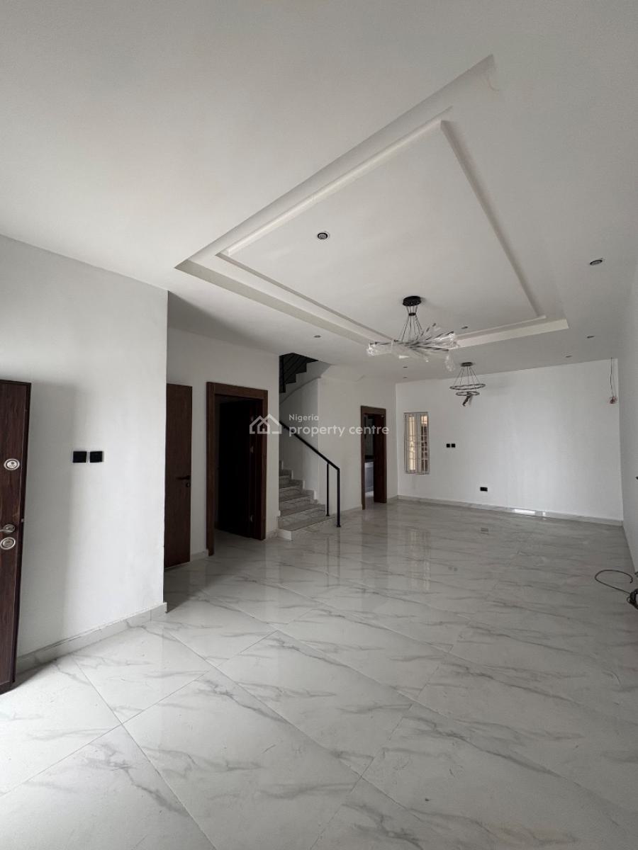 Well Spacious 4 Bedroom Duplex + Bq & Communal Pool, Lagos Business School Axis, Sangotedo, Ajah, Lagos, Terraced Duplex for Sale