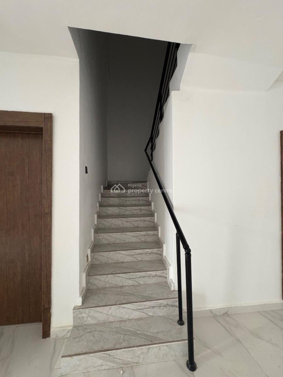 Well Spacious 4 Bedroom Duplex + Bq & Communal Pool, Lagos Business School Axis, Sangotedo, Ajah, Lagos, Terraced Duplex for Sale