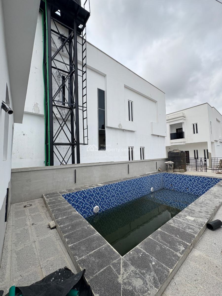 Well Spacious 4 Bedroom Duplex + Bq & Communal Pool, Lagos Business School Axis, Sangotedo, Ajah, Lagos, Terraced Duplex for Sale