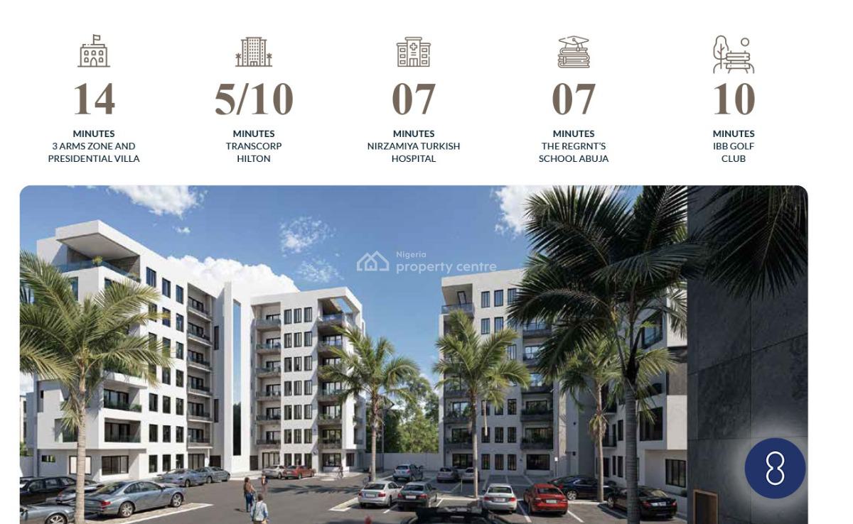Direct Brief Exclusive 2 Bedrooms Apartments, Off Plan, Zone 2, Wuse 2, Abuja, Flat / Apartment for Sale