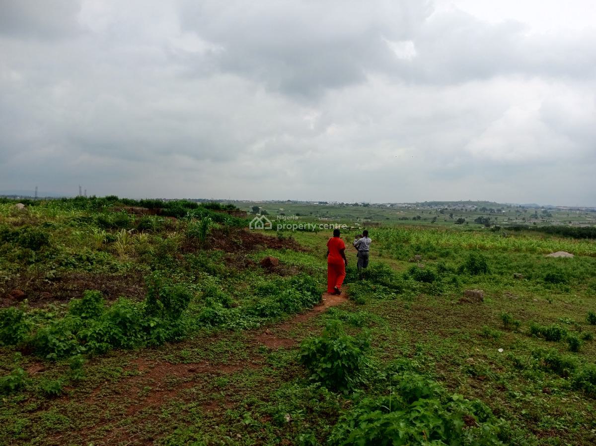 Land for 4 Bedrooms Semi-detached Duplex + Bq, Sharing Fence with Lufem Estate, Before Gilmor Construction Yard., Guzape District, Abuja, Residential Land for Sale