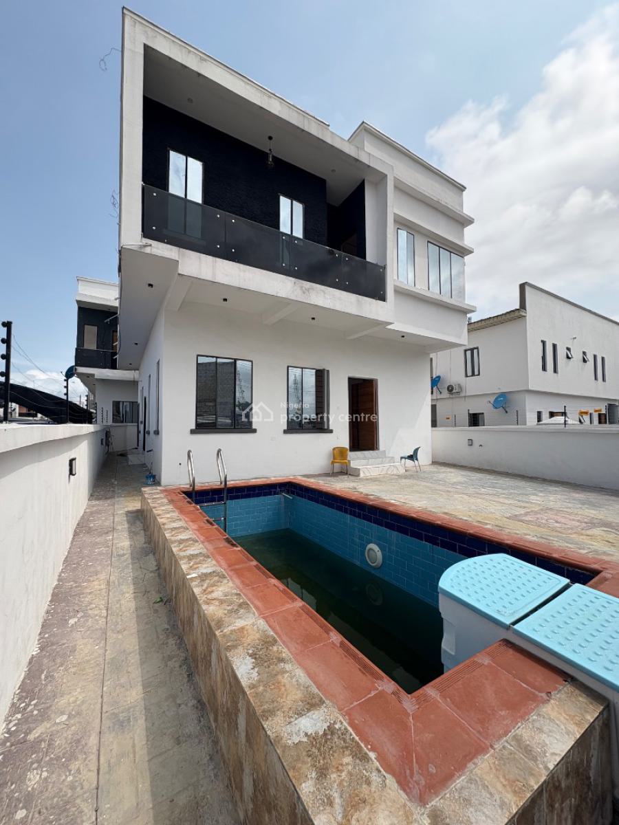 Standard 5 Bedroom Detached Duplex with Bq and Swimming Pool, Abraham Adesanya Axis, Ajah, Lagos, Detached Duplex for Sale
