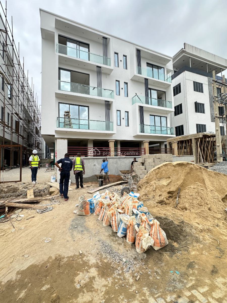 Newly Built 3 Bedroom Apartment with Bq Suitable for Investment, Lekki Phase 1, Lekki, Lagos, Block of Flats for Sale