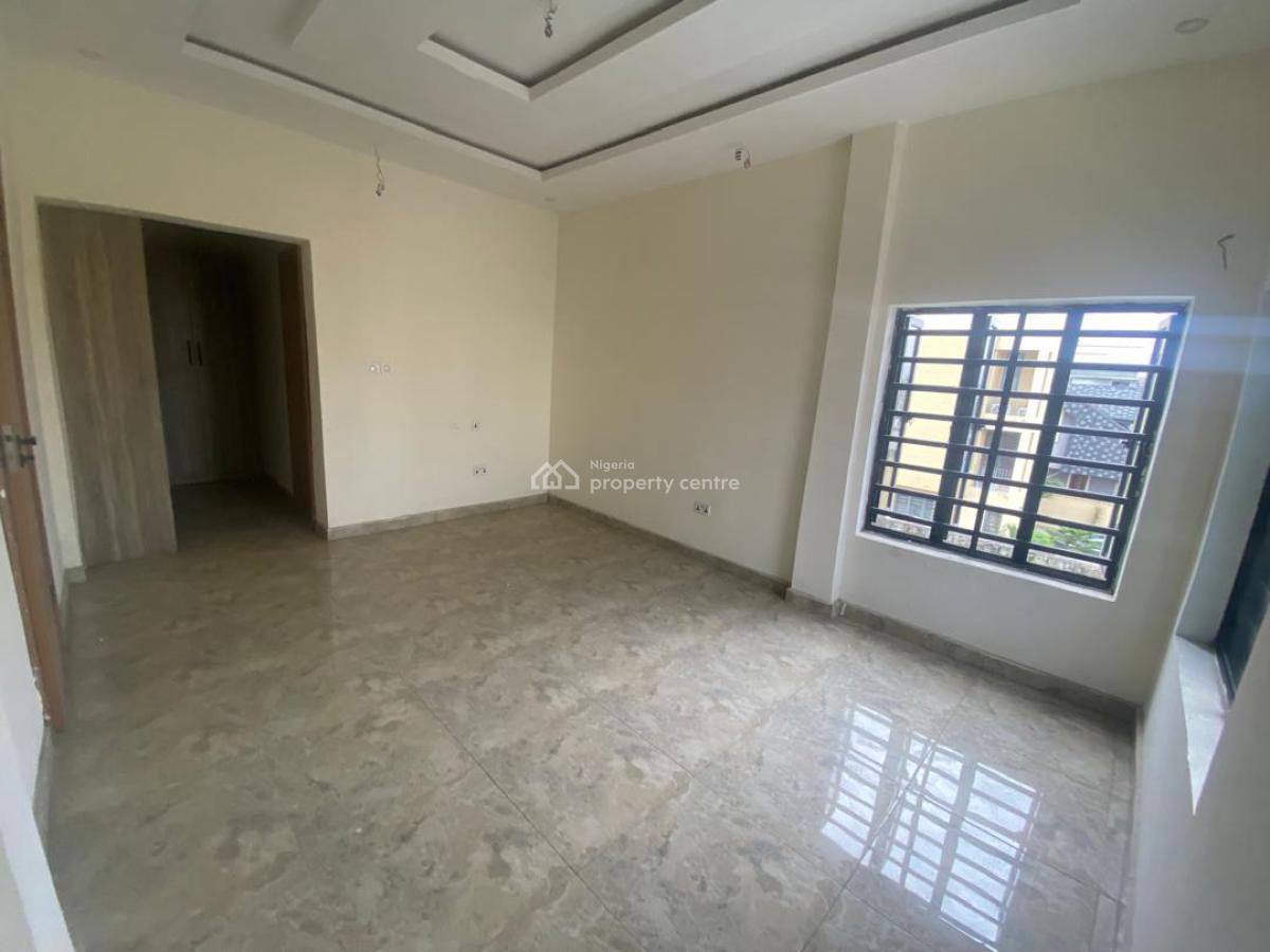 Brand New Serviced 4 Bedroom Terrace Duplex with Bq, By Petrocam Filling Station Lekki Right, Lekki Phase 1, Lekki, Lagos, House for Rent
