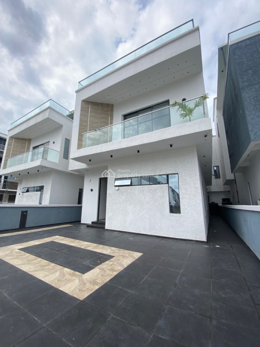 Nicely Built 5 Bedroom Fully Detached House, By Pinnock Estate, Osapa, Lekki, Lagos, Detached Duplex for Sale