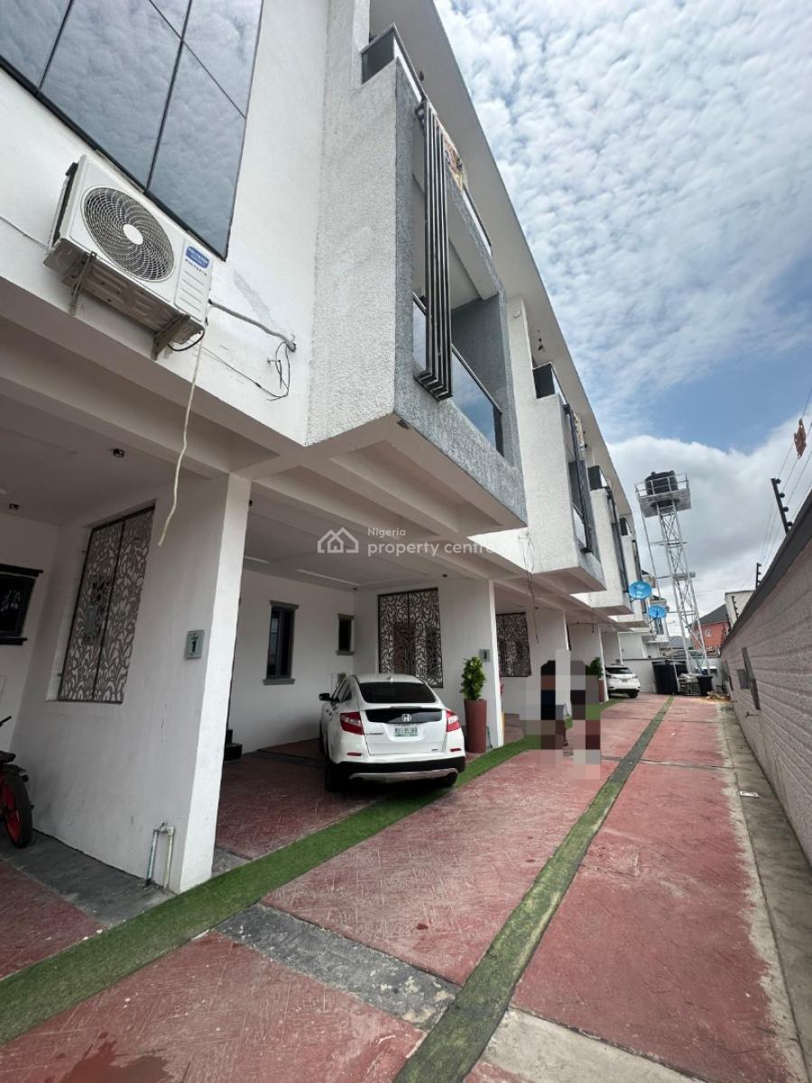 Lovely 4 Bedroom Terraced Duplex with Bq, Chevron Toll Gate, Lekki, Lagos, Terraced Duplex for Sale