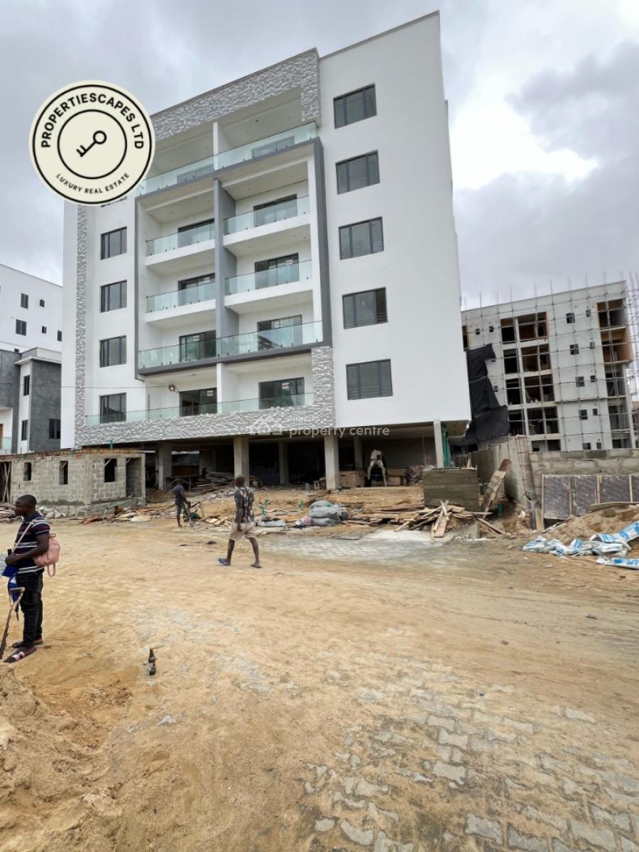 Spacious 2 Bedroom Apartment with  Bq, Swimming Pool, Gym., Lekki Phase 1, Lekki, Lagos, Flat / Apartment for Sale