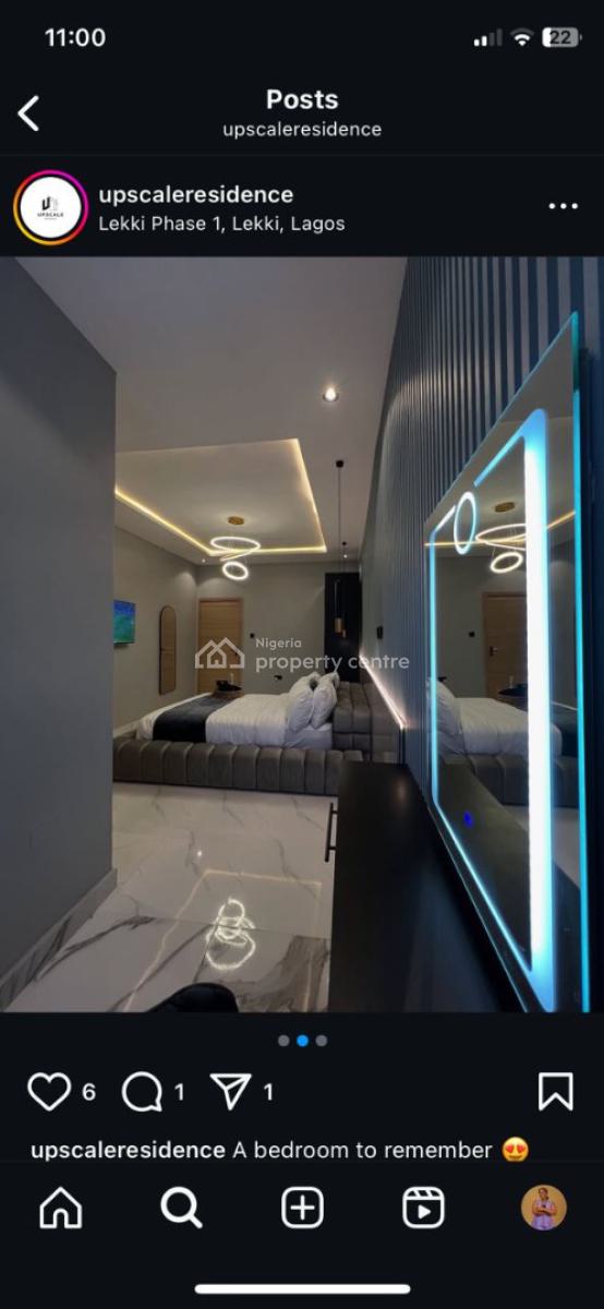 Luxury One Bedroom Apartment, Lekki Phase 1, Lekki, Lagos, Flat / Apartment Short Let