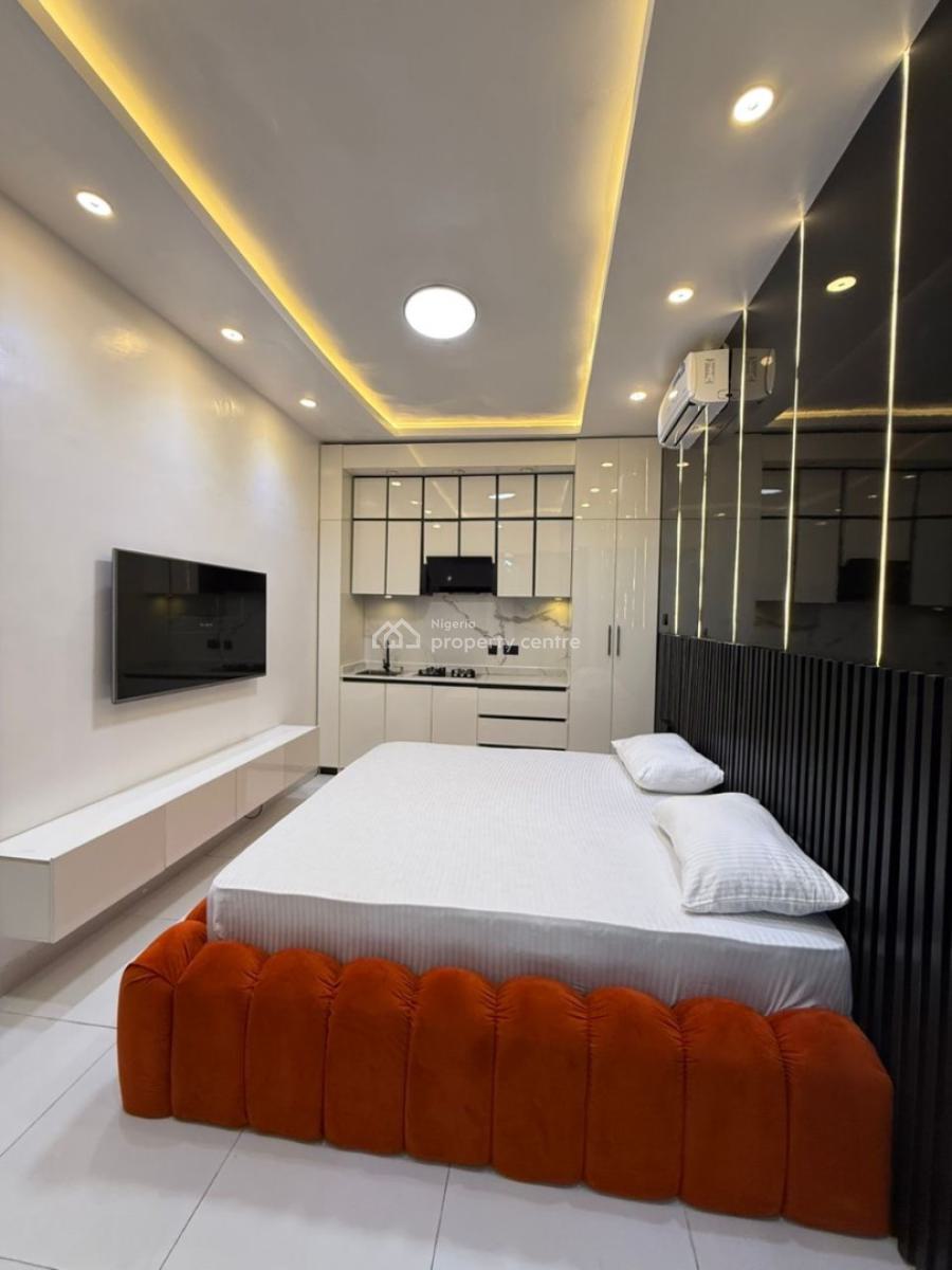 Tastefully Furnished One Bedroom Studio Apartment, Chevron Drive, Lekki, Lagos, Flat / Apartment Short Let
