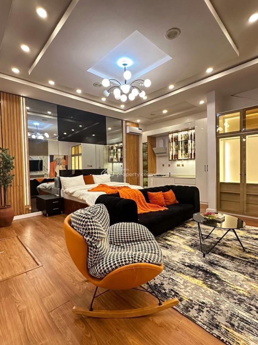 Luxuriously Furnished One Bedroom Studio Apartment, Osapa, Lekki, Lagos, Flat / Apartment Short Let
