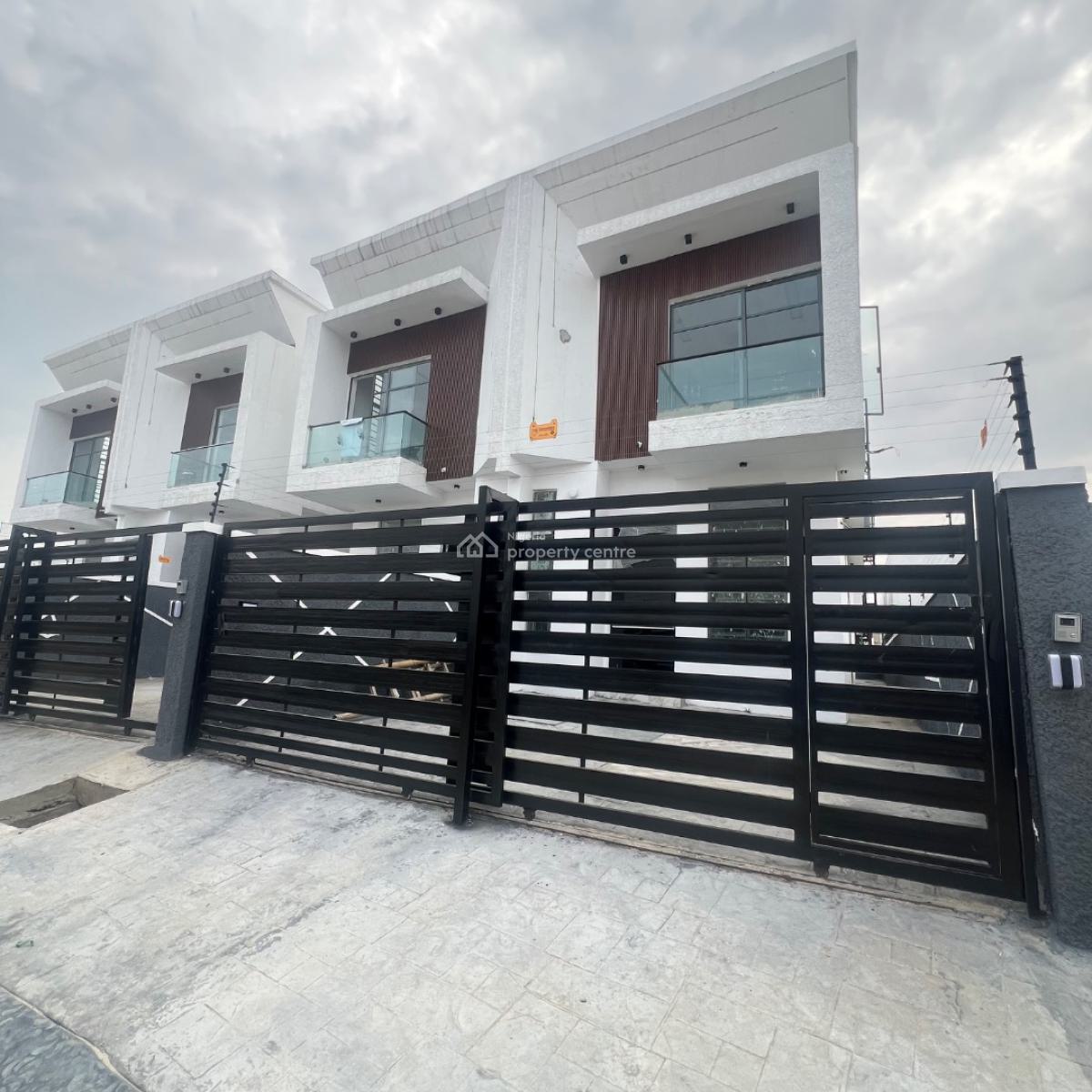 4 Bed &bq  195 Million, Ikota, Lekki, Lagos, Semi-detached Duplex for Sale