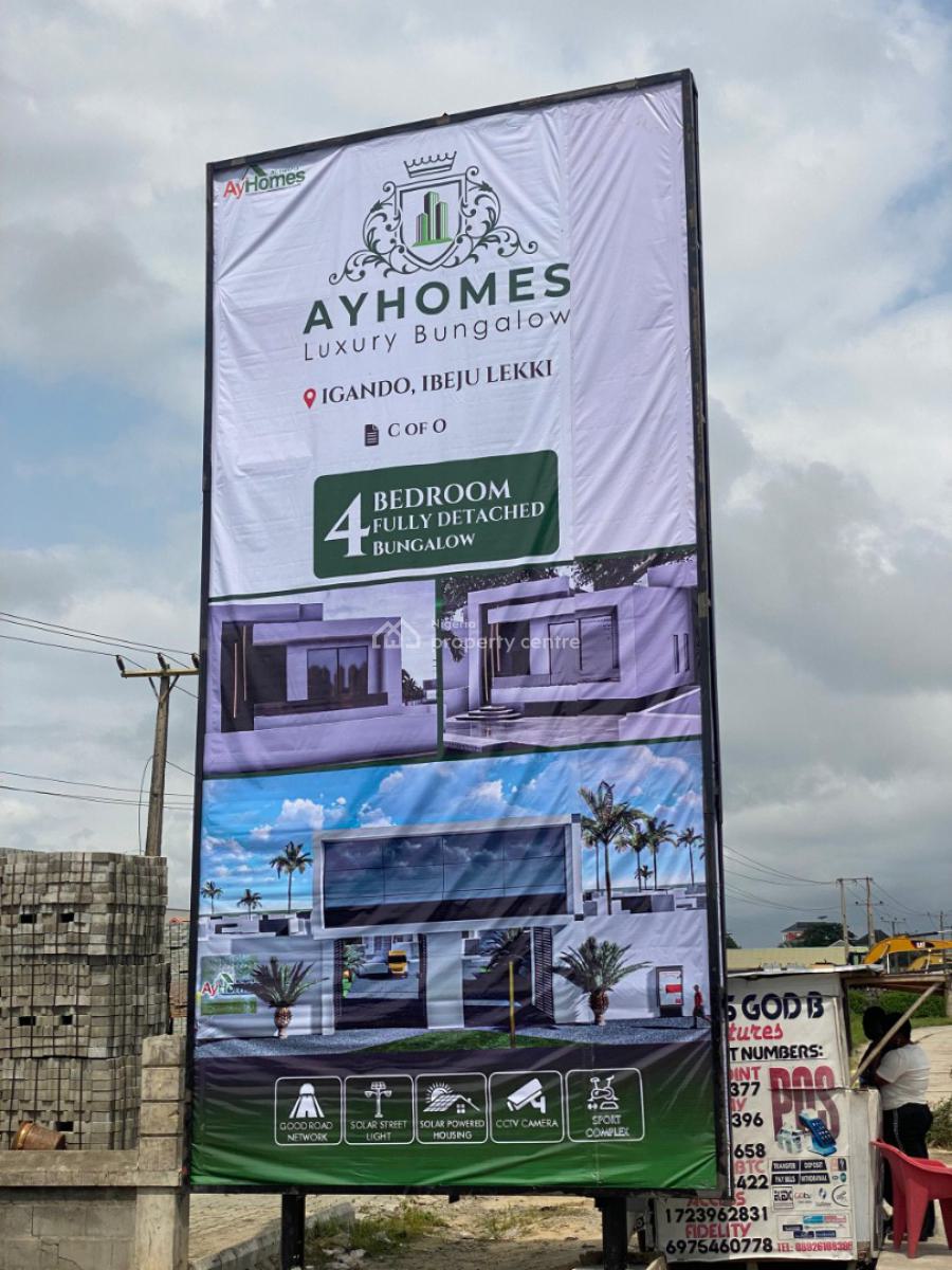 Tastefully Finished 4 Bedroom Detached Bungalow. Pay Small-small, Igando, Ibeju Lekki, Lagos, Detached Bungalow for Sale