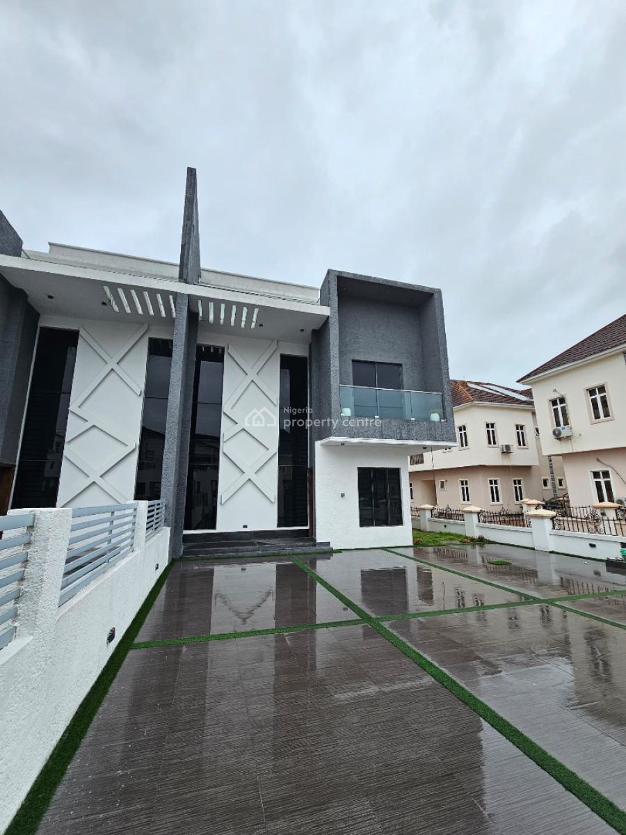 Gorgeous 5 Bedroom Semi-detached Duplex in a Secured Estate., Osapa, Lekki, Lagos, Semi-detached Duplex for Sale