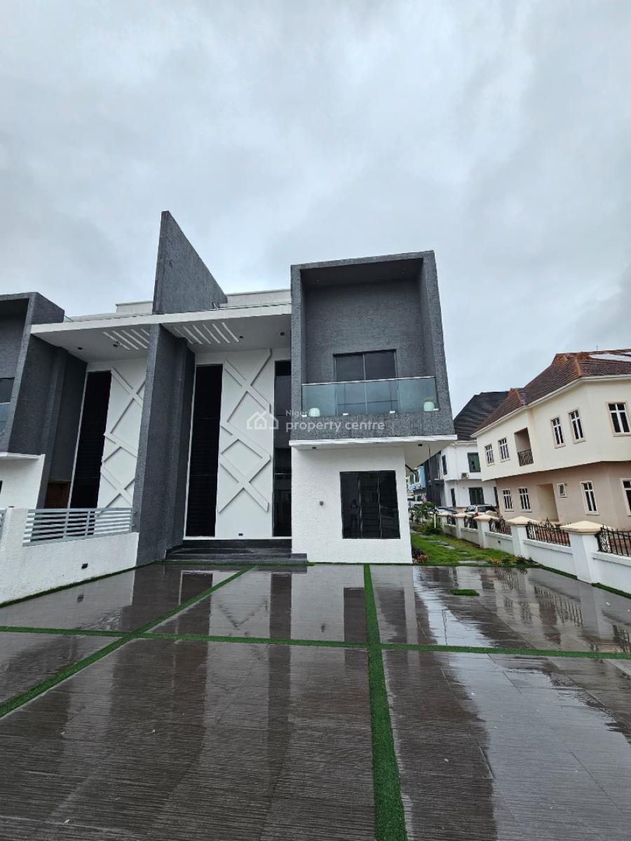 Gorgeous 5 Bedroom Semi-detached Duplex in a Secured Estate., Osapa, Lekki, Lagos, Semi-detached Duplex for Sale