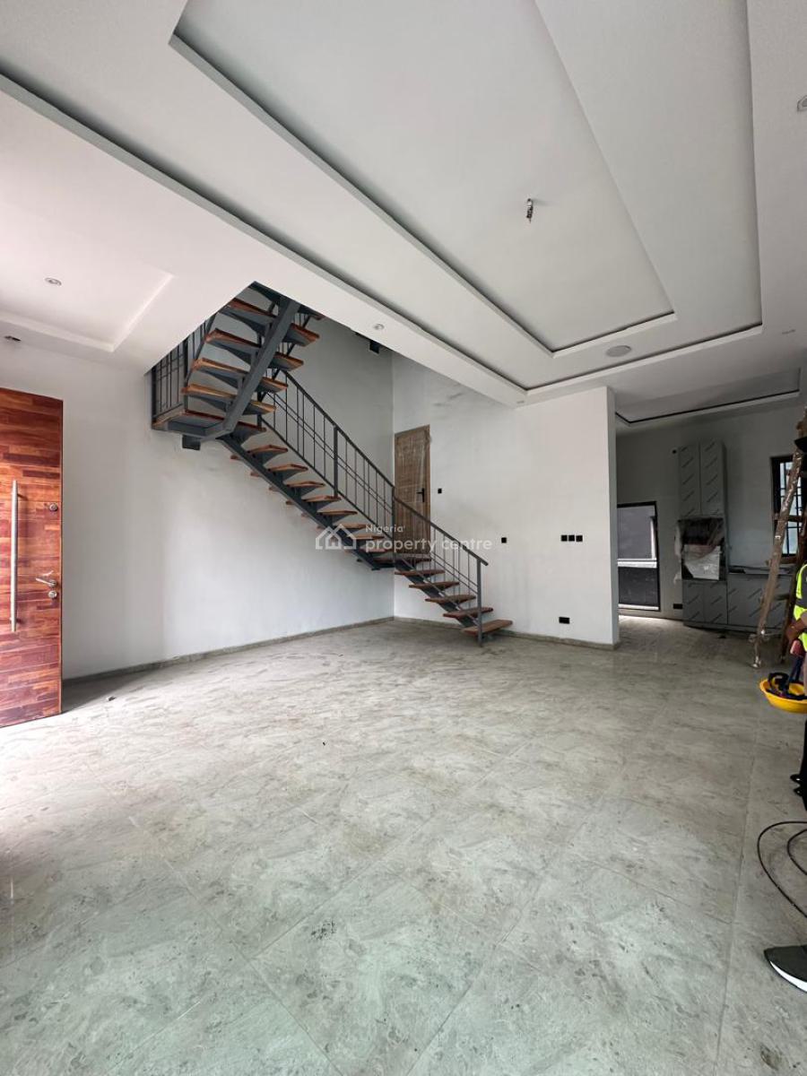 Stylish 5 Bedroom Semi-detached Duplex with Bq and in a Secured Estate, Ikate, Lekki, Lagos, Semi-detached Duplex for Sale