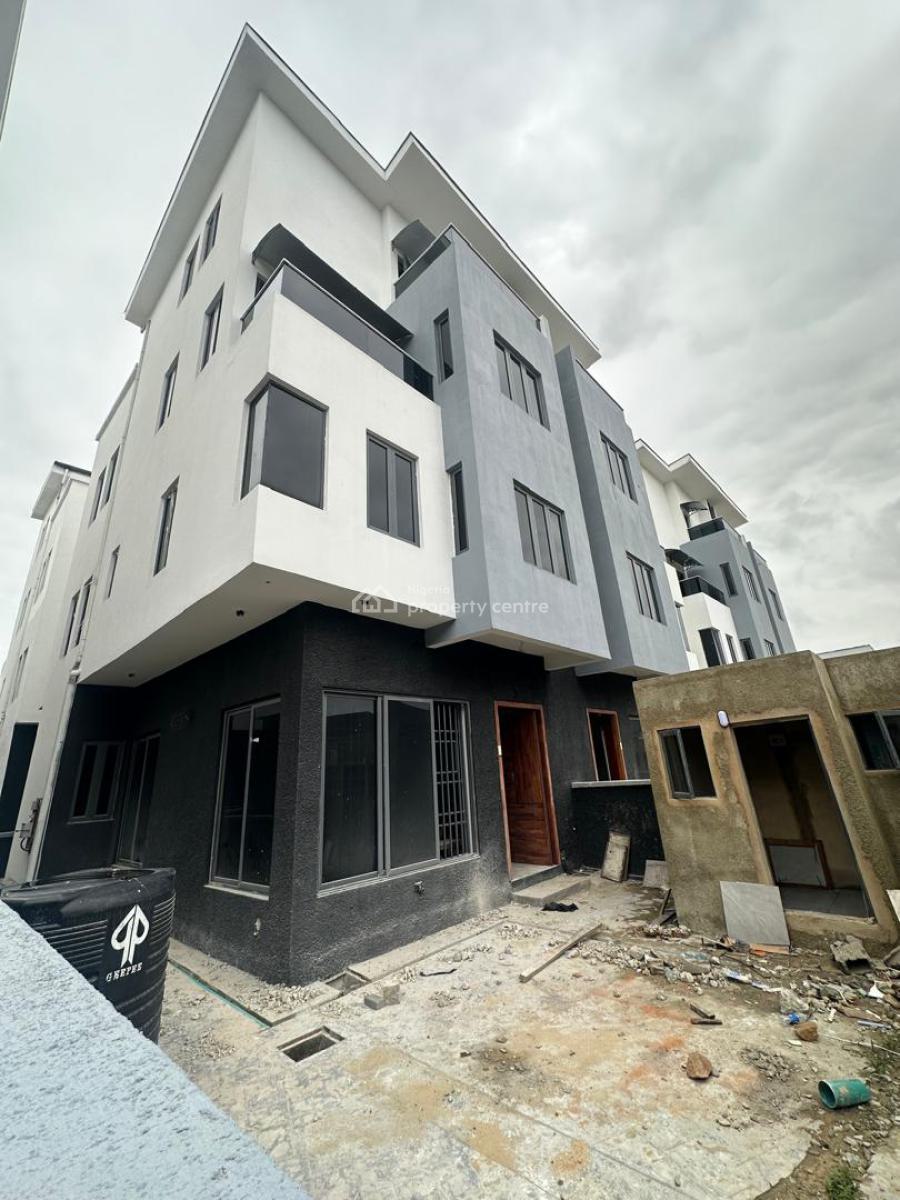 Stylish 5 Bedroom Semi-detached Duplex with Bq and in a Secured Estate, Ikate, Lekki, Lagos, Semi-detached Duplex for Sale