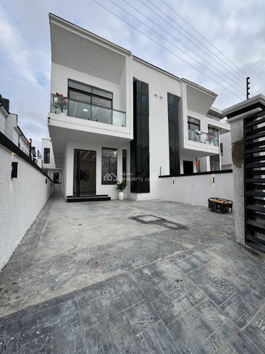 Well Built 4 Bedroom Semi-detached Duplex with a Bq., Ajah, Lekki, Lagos, Semi-detached Duplex for Sale