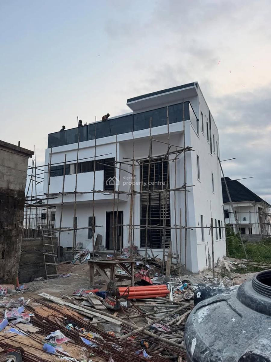 Newly Built 4 Bedroom Duplex Wt. Roof Top Terrace, Agip Estate, Port Harcourt, Rivers, Detached Duplex for Sale