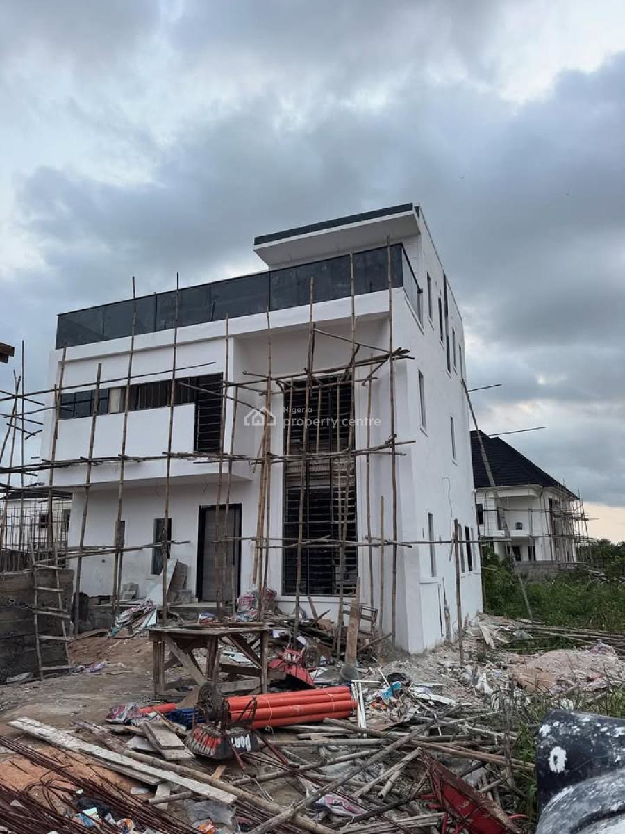Newly Built 4 Bedroom Duplex Wt. Roof Top Terrace, Agip Estate, Port Harcourt, Rivers, Detached Duplex for Sale