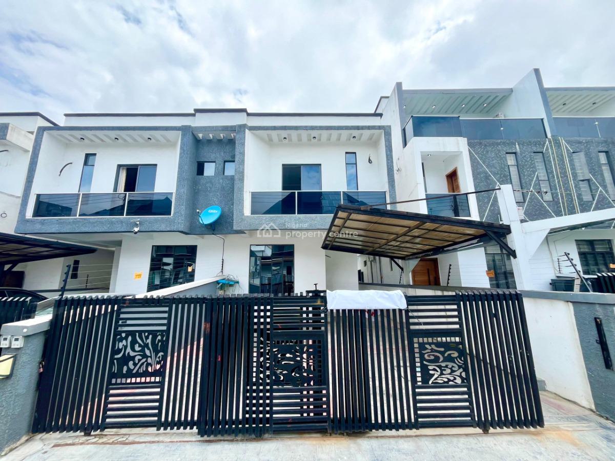 Luxury and Neat 4 Bedroom Semi Detached Duplex with Bq, Chevron Drive, Lekki, Lagos, Semi-detached Duplex for Rent