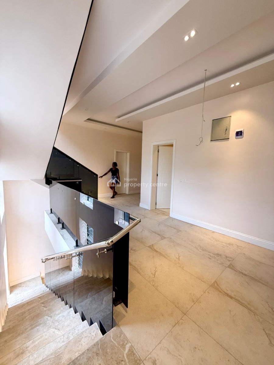 5bedroom Gated Tarrece Duplex Corner Piece, Guzape, Guzape District, Abuja, Terraced Duplex for Sale