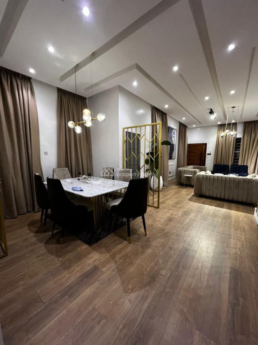 Luxury Furnished 4 Bedroom Terrace Duplex with Self Compound, Ikate, Lekki, Lagos, House for Rent
