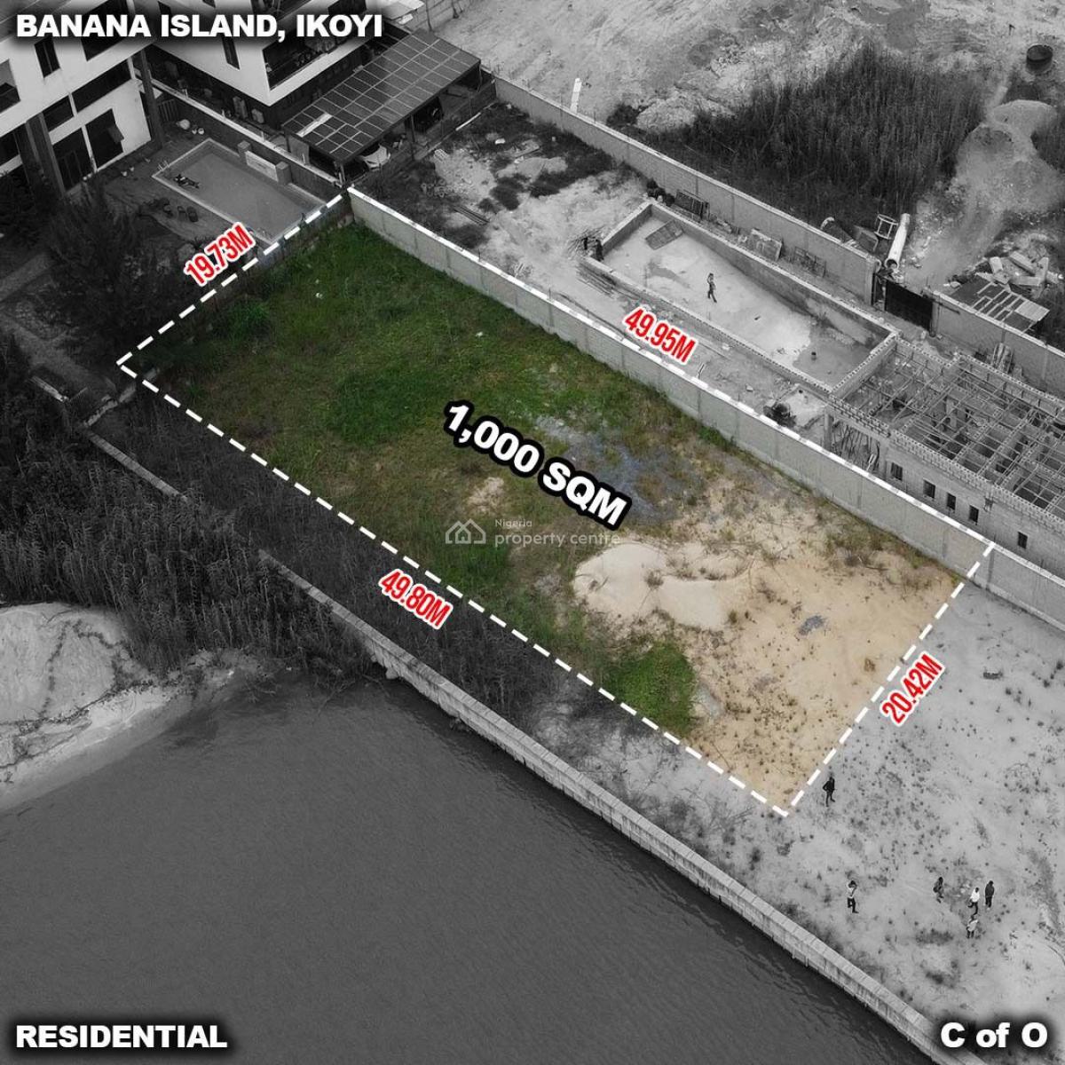 1000 Sqm Bare Land, Banana Island, Ikoyi, Lagos, Residential Land for Sale