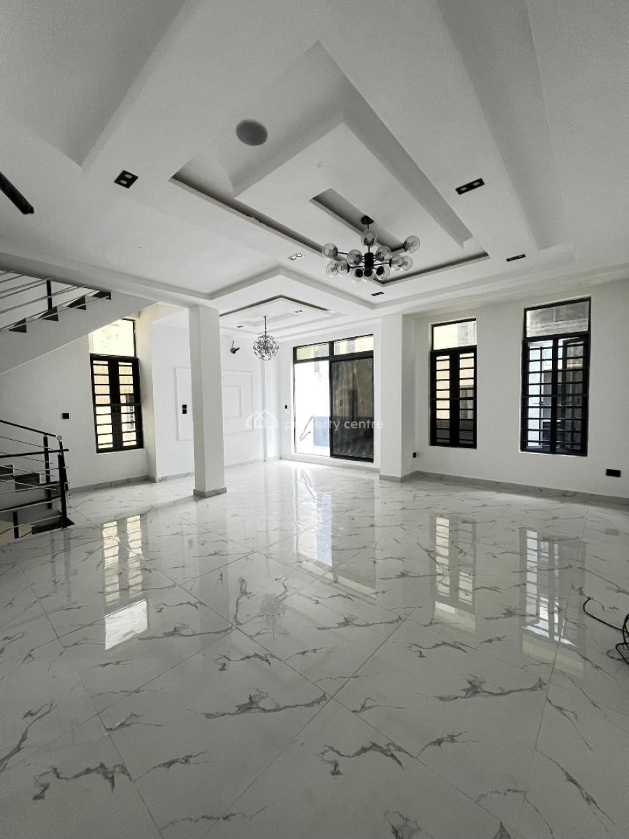 Contemporary 4 Bedroom Terraced  Duplex with Bq, in a Serene Environment in Ologolo, Lekki, Lagos, Terraced Duplex for Sale