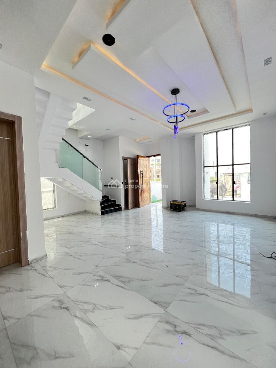 Spacious 4 Bedroom Detached Duplex with Swimming Pool and Bq, Chevron, Lekki, Lagos, Detached Duplex for Sale