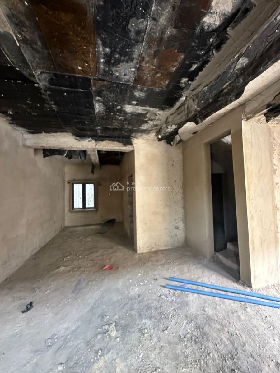 Newly Built Spacious Semi Finished 4 Bedroom Terrace Duplex, Dakwo, Abuja, Terraced Duplex for Sale