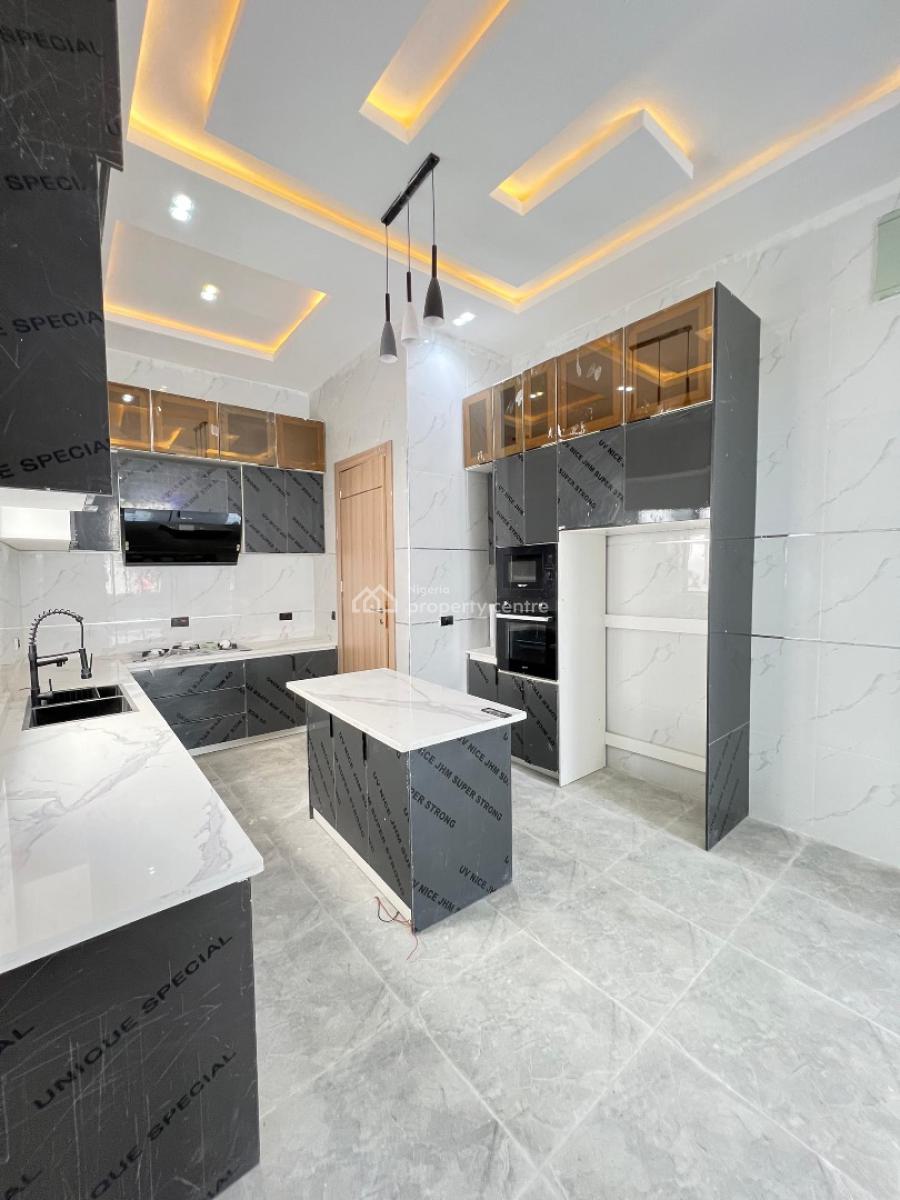 Spacious 4 Bedroom Duplex with Pool and Bq in a Serene Environment, Contemporary Modern Architecture,detailed Tasteful Finish in Chevron, Lekki, Lagos, Detached Duplex for Sale