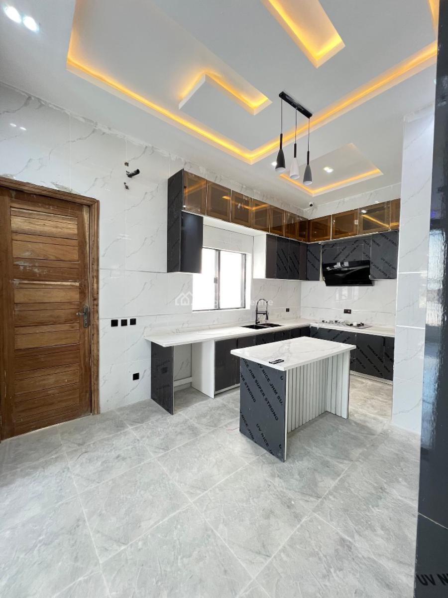 Spacious 4 Bedroom Duplex with Pool and Bq in a Serene Environment, Contemporary Modern Architecture,detailed Tasteful Finish in Chevron, Lekki, Lagos, Detached Duplex for Sale