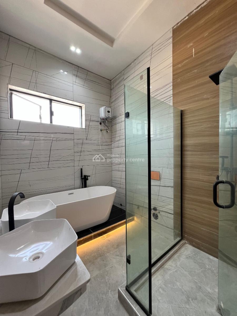 Spacious 4 Bedroom Duplex with Pool and Bq in a Serene Environment, Contemporary Modern Architecture,detailed Tasteful Finish in Chevron, Lekki, Lagos, Detached Duplex for Sale