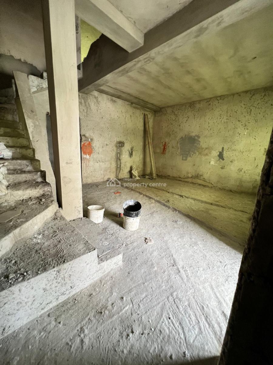 Affordable 3 Bedroom Maisionette in Carcass with Playground, Ikate Elegushi, Lekki, Lagos, Flat / Apartment for Sale