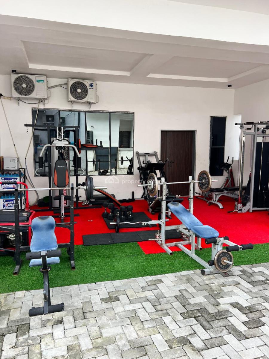 Exquisite & Spacious 4 Bedroom Terrace with Playground, Pool & Gym, Comes with a Pool, Playground, Gym and a Vanity Mirror, Ikota, Lekki, Lagos, Terraced Duplex for Sale