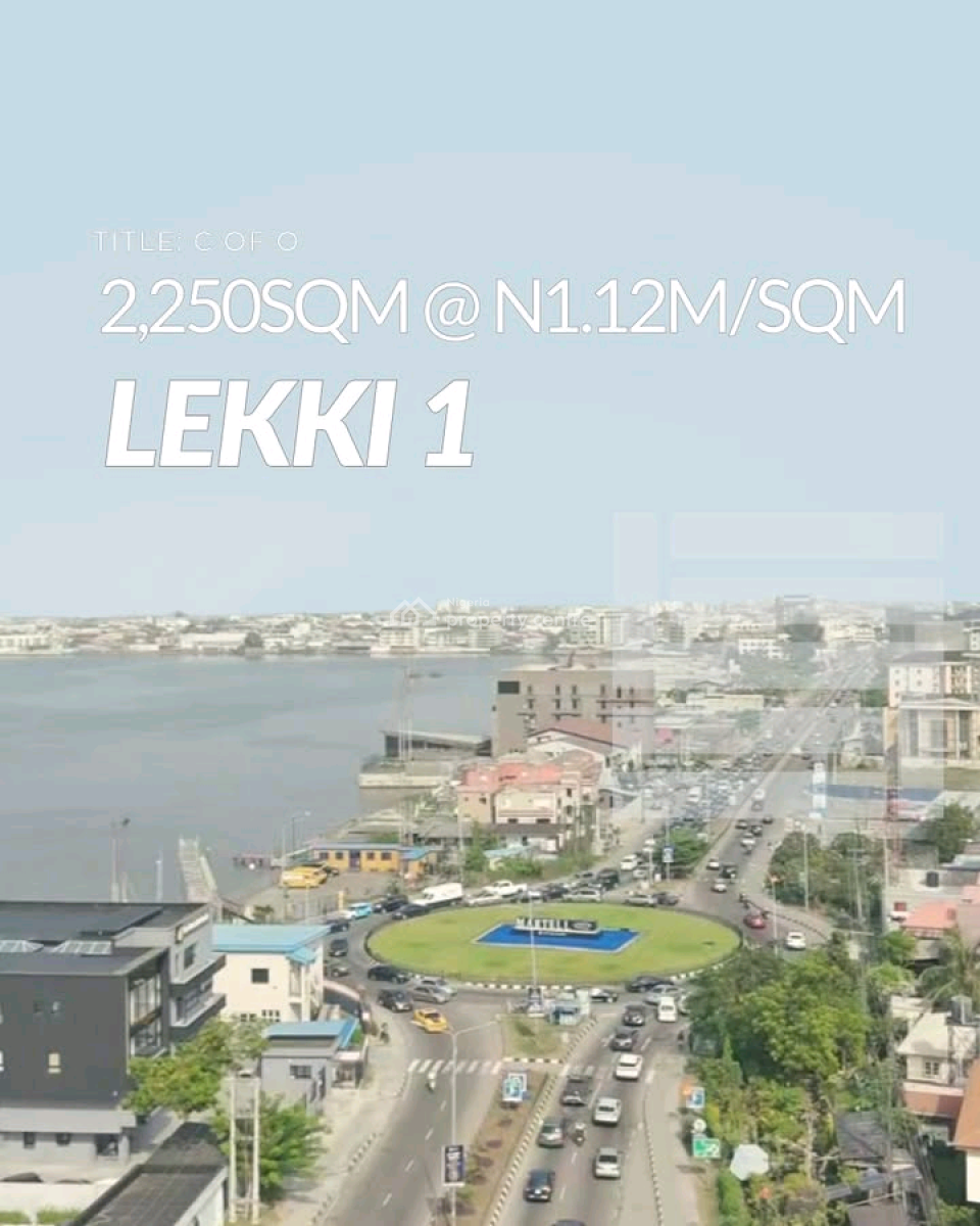 3,000sqm Waterfront Plot  in Lekki Phase 1    Available Sq, Lekki Phase 1, Lekki, Lagos, Land for Sale