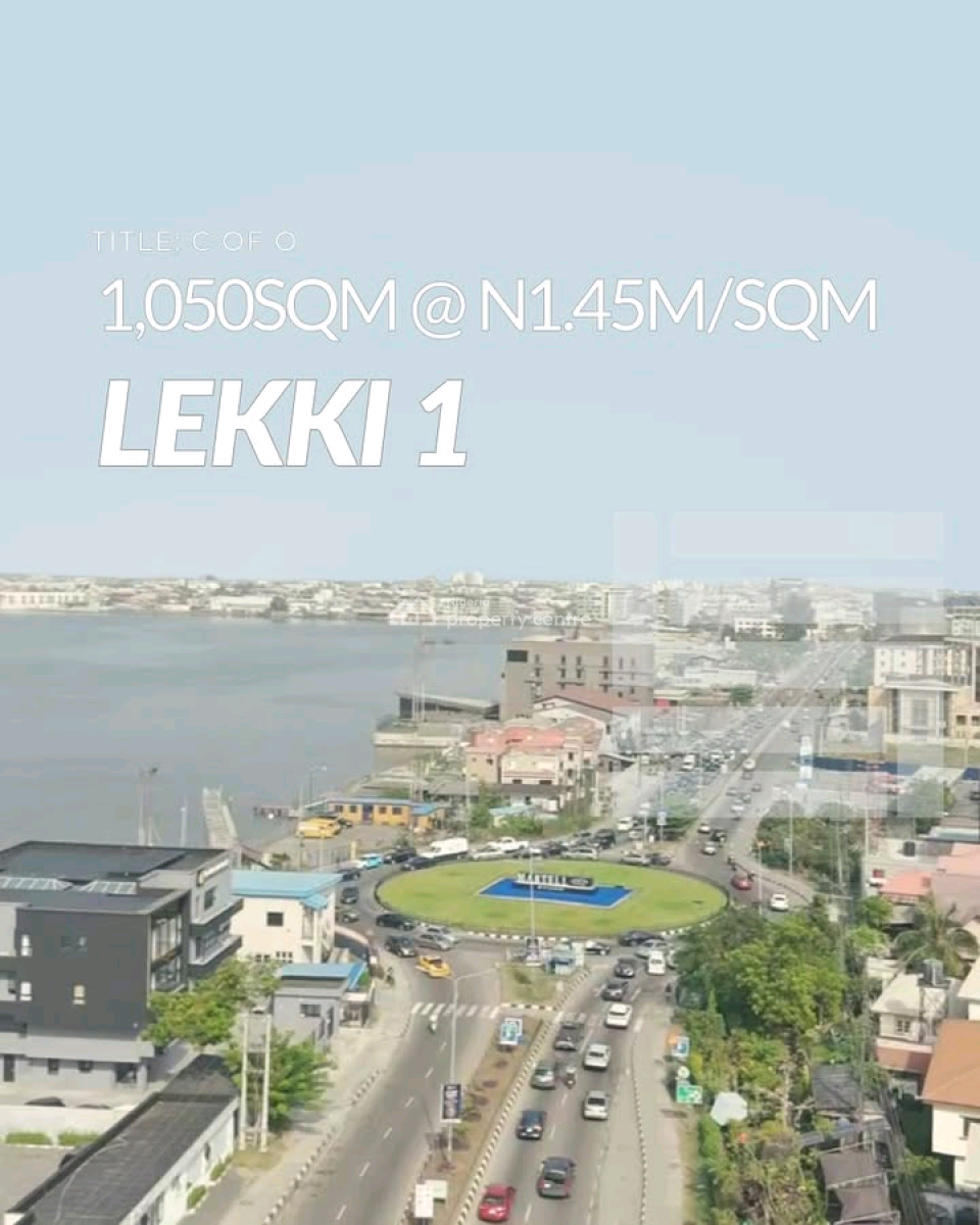 3,000sqm Waterfront Plot  in Lekki Phase 1    Available Sq, Lekki Phase 1, Lekki, Lagos, Land for Sale