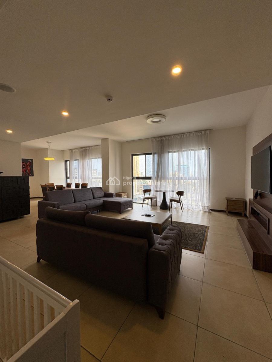 Fully Furnished & Serviced City/atlantic View 3 Bedroom Apartment + Bq, Victoria Island (vi), Lagos, Flat / Apartment for Sale