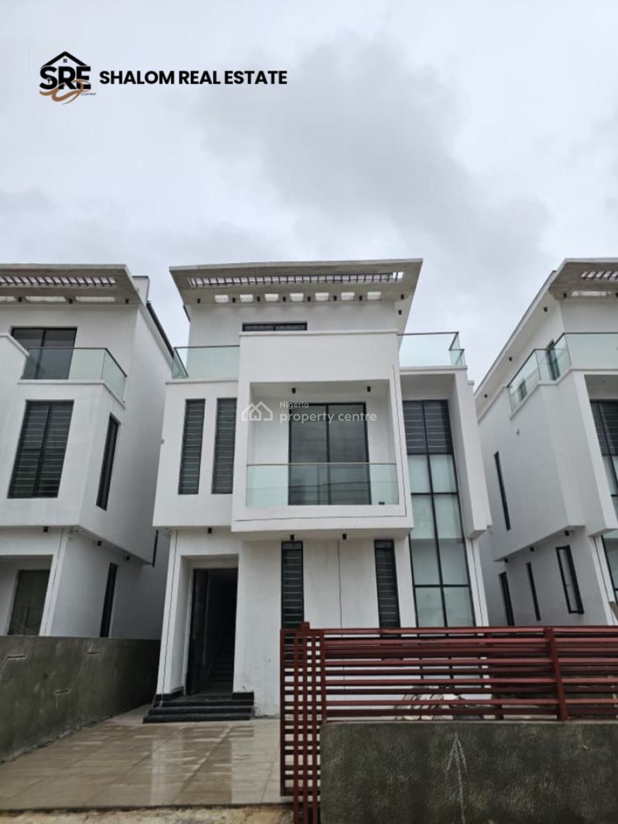 Luxury 5-bedroom Fully Detached Duplex with Bq, Rooftop Terrace & S, Chevron, Lekki, Lagos, Detached Duplex for Sale