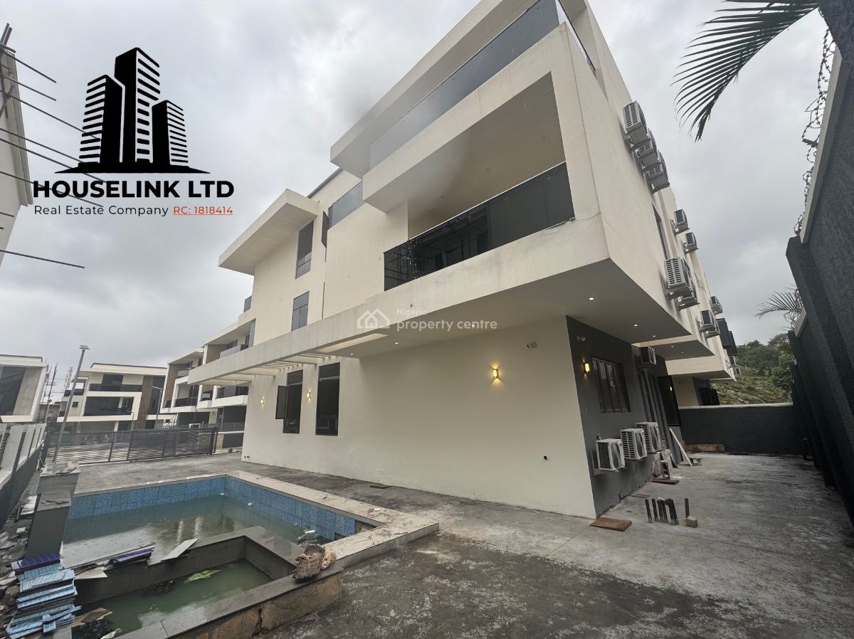 Luxury Finished 6 Bedroom Detached Contemporary Duplex with Elevator, Guzape Main Abuja, Guzape District, Abuja, Detached Duplex for Sale