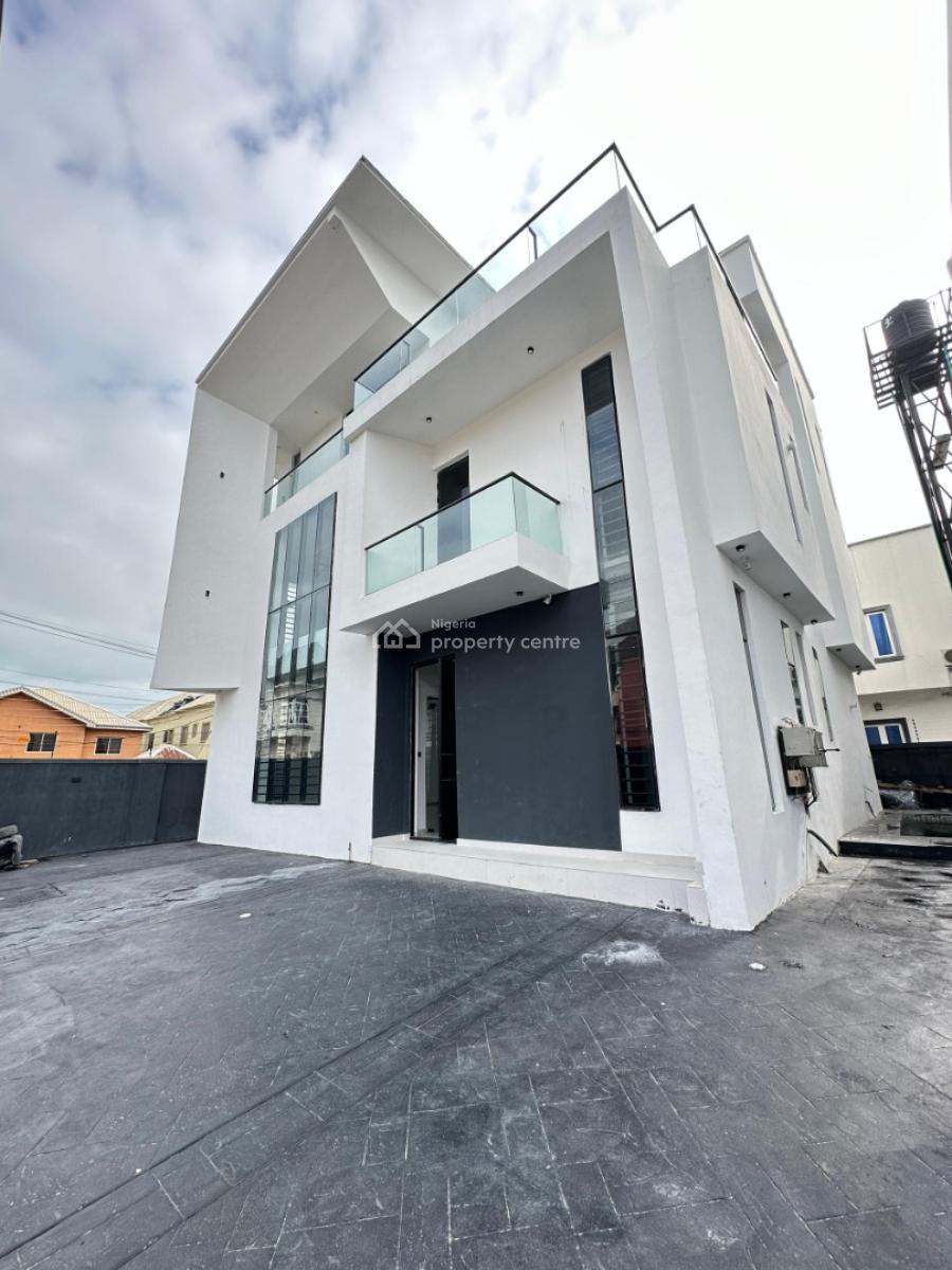 Luxury 5-bedroom Fully Detached Duplex with Bq, Cinema, Rooftop Terr, Osapa, Lekki, Lagos, Detached Duplex for Sale