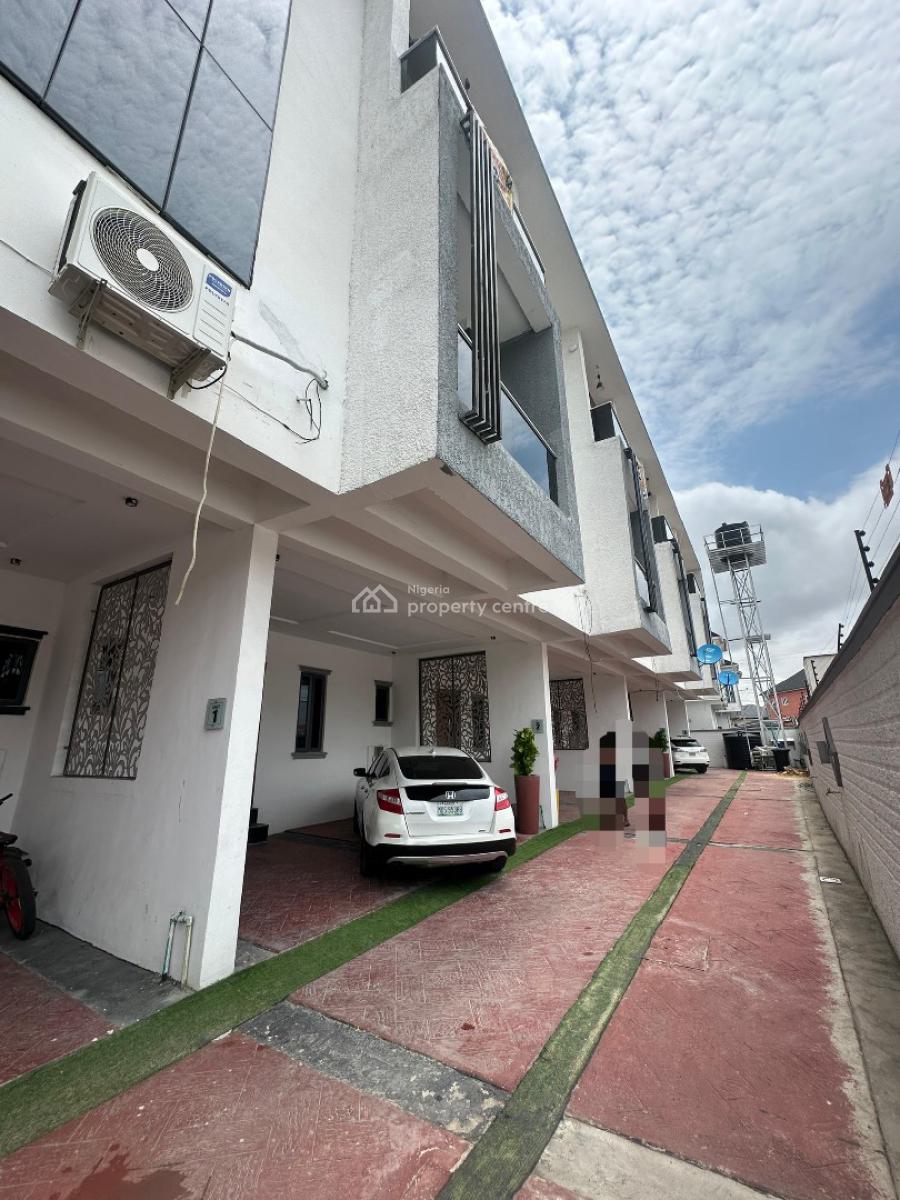 Lovely 4 Bedroom Terraced Duplex with  Bq., Chevron Toll Gate, Lekki, Lagos, Terraced Duplex for Sale