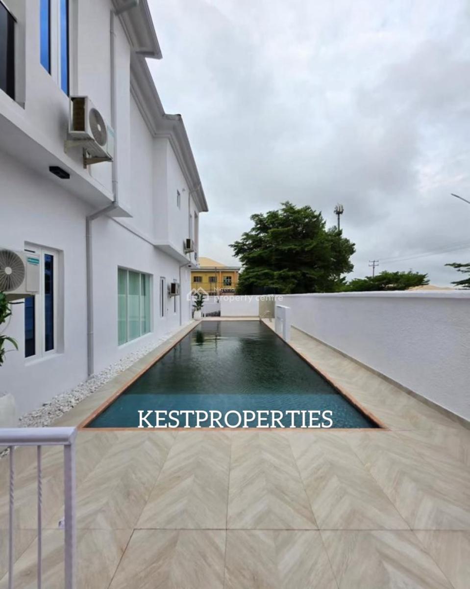 5 Bedroom Fully Detached Duplex with Swimming Pool, Pinnock, Osapa, Lekki, Lagos, Detached Duplex for Sale